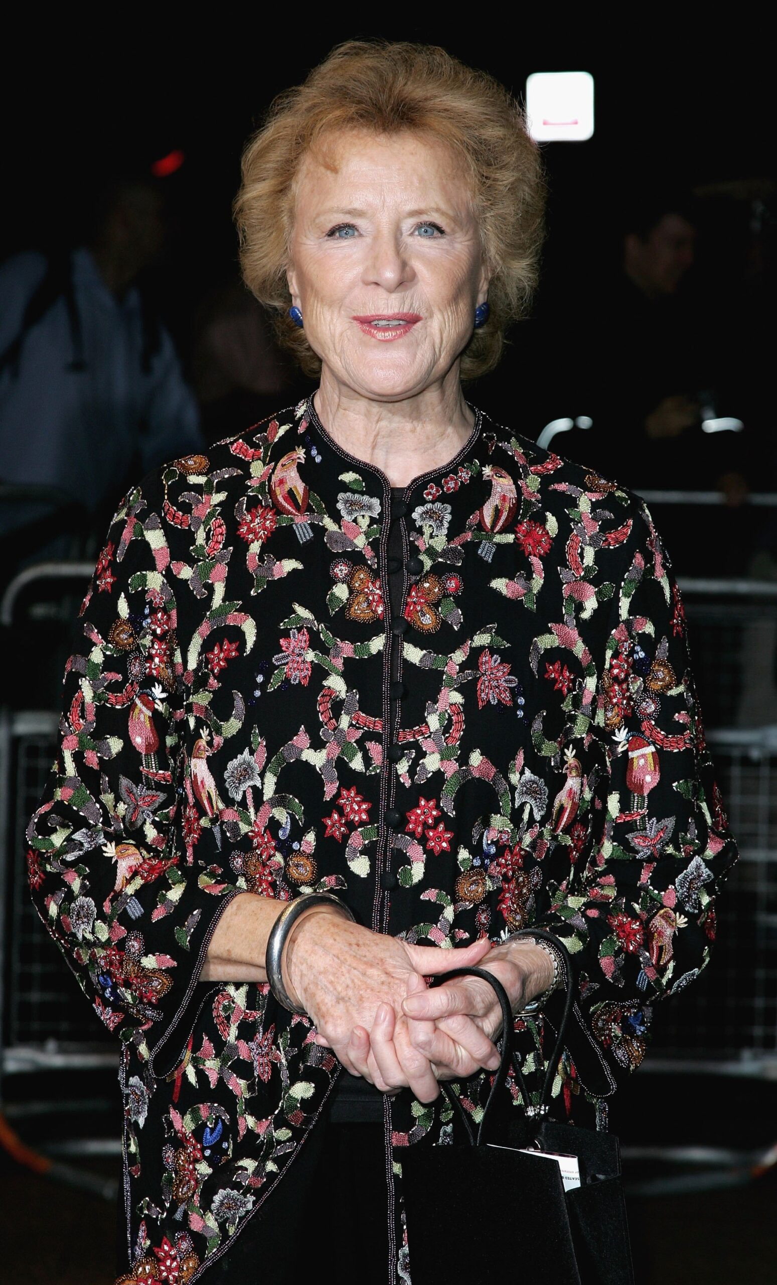 LONDON - OCTOBER 10: Actress Judy Parfitt arrives at the UK premiere of 'The Aryan Couple' at the Odeon West End on October 10, 2006 in London, England.