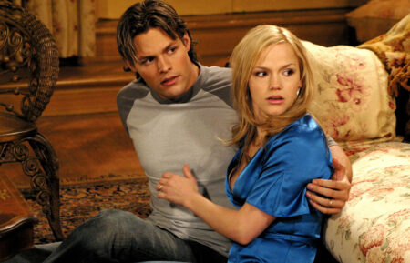 Justin Bruening, Alexa Havins in All My Children