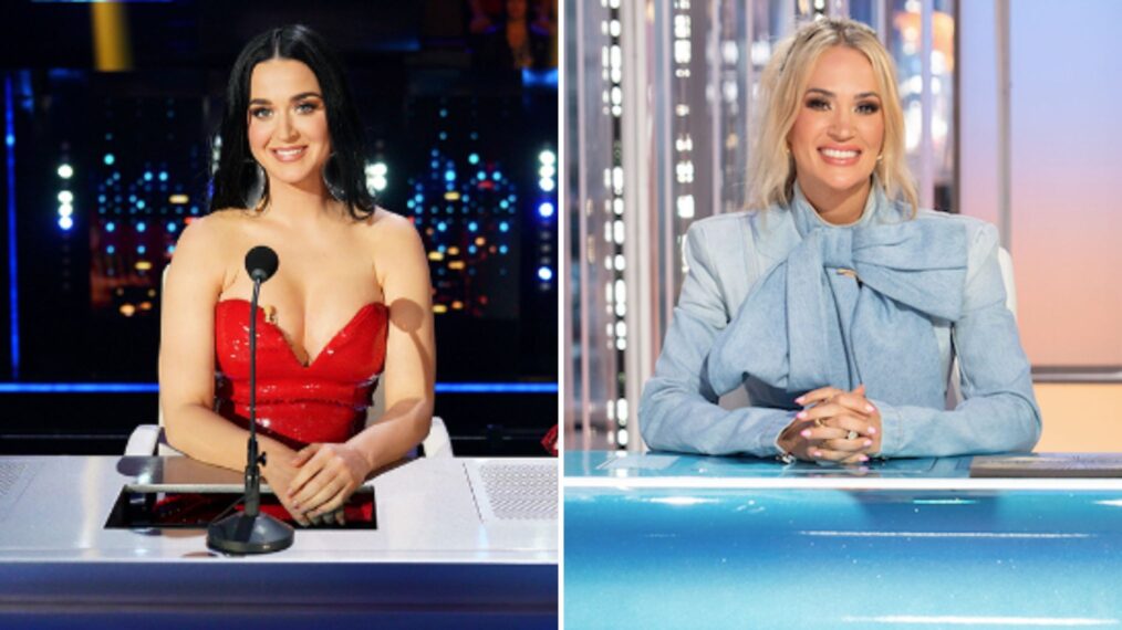 katy perry and carrie underwood on american idol