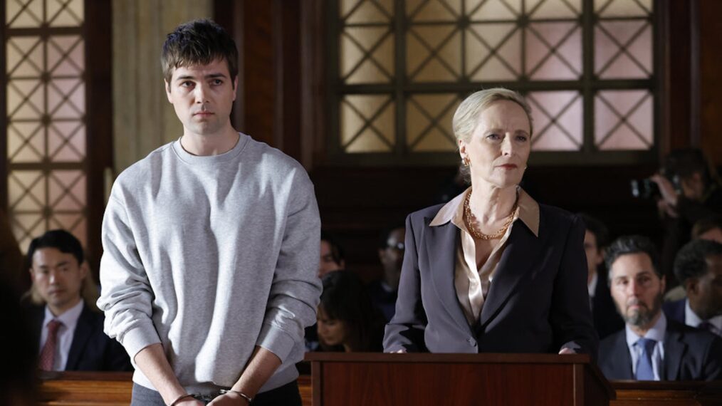 Ty Molbak as Ethan Weller, Laila Robins as Atty. Megan Stratton — 'Law & Order' Season 24 Episode 16 'Folk Hero'