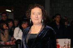 Actress Linda Bassett attends the 'West Is West' premiere during the 54th BFI London Film Festival at the Vue West End on October 19, 2010 in London, England