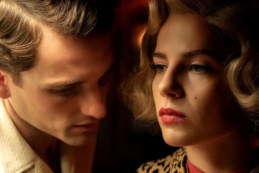 Lucy Boynton and Laurie Davidson in 'A Cruel Love: The Ruth Ellis Story'