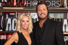 Caroline Boyer and Luke Bryan attend the 17th Academy Of Country Music Honors at Ryman Auditorium on August 21, 2024 in Nashville, Tennessee.