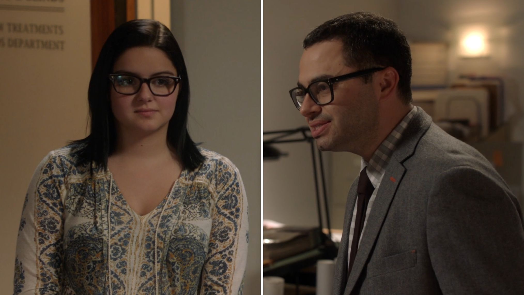 Ariel Winter and Joe Mande in 'Modern Family'