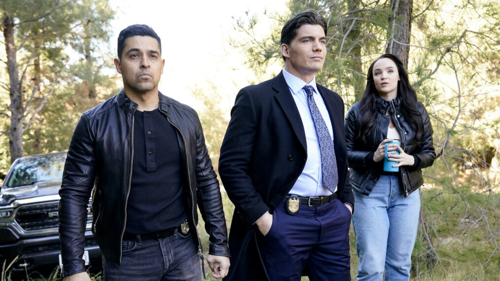 Wilmer Valderrama as NCIS Special Agent Nicholas “Nick” Torres and Zane Holtz as Special Agent Sawyer — 'NCIS' Season 22 Episode 15 