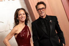 Susan Downey and Robert Downey Jr. attend the 97th Annual Oscars at Dolby Theatre on March 02, 2025 in Hollywood, California.