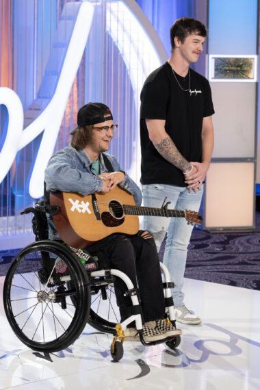 Sam Sparks and his friend Malik on American Idol