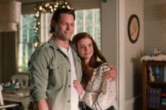 Justin Bruening as Cal Maddox and JoAnna Garcia Swisher as Maddie Townsend in 'Sweet Magnolias' Season 4