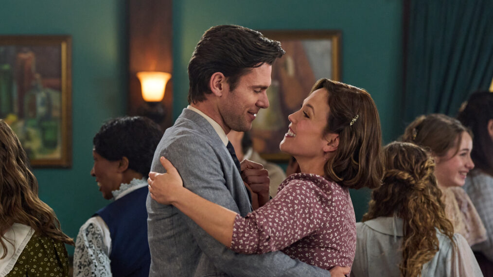 Kevin McGarry and Erin Krakow in the 'When Calls the Heart' Season 12 finale