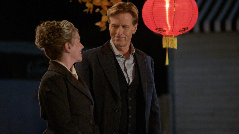 Jack Wagner and Melissa Gilbert in 'When Calls the Heart'