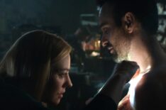 Deborah Ann Woll, Jon Bernthal, and Charlie Cox in 'Daredevil: Born Again'