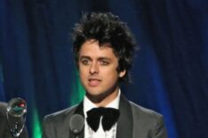 Green Day at the 2015 Rock and Roll Hall of Fame Induction Ceremony